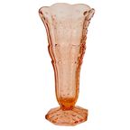 Artdeco Vaas Scailmont Rosaline Roze Glas 1930’s thumbnail 6