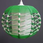 Green And White Scoubidou Pendant Lamp 1960S Ddr thumbnail 6