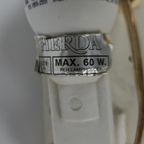 Herda Holland - Wandlamp - Hollywood Regency - Messing - Gesatineerd Glas - 80'S thumbnail 6