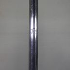 Oude Schoollamp Met Glazen Bol In Opaalglas, Jaren 30 thumbnail 13