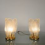 Italian Murano Glass Petali Table Lamp, 1970S thumbnail 13
