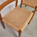 Vintage Deense Stoelen, Niels Møller Model 84 thumbnail 6