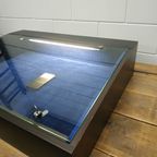 Zeldzame Vintage Jaren 60-70 Vitrinekast Met Verlichting thumbnail 17