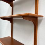Vintage Wandrek Geheel Van Kersenhout - 3 Planken thumbnail 6