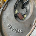 Antieke Notarislamp ‘Sevadac’ – Emaille thumbnail 13