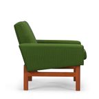 Deens Design Opnieuw Gestoffeerde Groene Ap34/1T Fauteuil Van Wegner, 1960S thumbnail 3