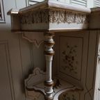 Hand Beschilderde Console Tafel/ Haltafel Met Spiegel thumbnail 16