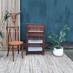 Vintage Vitrine Toonbankkastje Theekastje Oud Kastje Display thumbnail 13