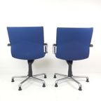 2 Artifort Bureaustoelen | Blauw Bureau Stoel thumbnail 6