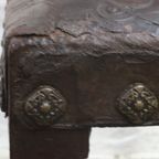 Set Of 3 Renaissance Chairs In Oak And Embossed Leather, 19Th Century, Belgium Prijs/Set thumbnail 9
