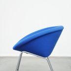 Vintage Blauwe Walter Knoll Duits Design Lounge Fauteuil Model 369 Met Een Nieuwe Zitting thumbnail 6