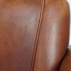 Stijlvolle Schapenleren Art Deco Fauteuil/ Armchair Met Een Tijdloos Design En Karakter thumbnail 7