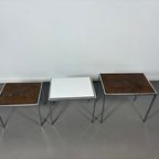 Sett Off 3 Sidetables With Reversibel Top Design Cees Braakman For Pastoe thumbnail 3