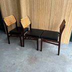 Set/ 3 Vintage Top Form Stoelen, 1960, Skai Webbing thumbnail 5