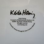 Keith Haring Servies: 2 Platte Borden, 2 Koffiekop En Schotel, 1 Espresso Kopje En Schotel thumbnail 2