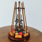 Tafel Miniatuur Croquet Set thumbnail 4