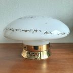 Vintage Paddenstoelen Plafondlamp Murano Glas Messing  Kaiser Leuchten thumbnail 18
