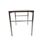 Vintage - Teakhout - Bijzettafel Chroom - Industrieel - Holland - 60'S thumbnail 5