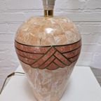 Roze Marmeren Mozaïek Lamp, 1980S thumbnail 4