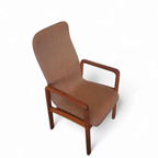 Teak & Fabric Dining Chairs From Dyrlund, 1960s, Set Of 4 thumbnail 3