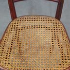 Set Van 2 Originele Vintage Thonet Design Bistro Stoelen Met Gematte Zitting thumbnail 7