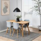 Tarnaby Eetkamertafel - 150x80 Cm - Eiken thumbnail 3