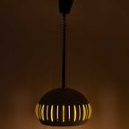 70S Ufo Hanglamp Grijs Met Neon Groene Acryl ‘Lichten’ - Reliving thumbnail 6