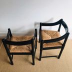 Vico Magistretti Carimate Stoelen Vintage Italiaans Design thumbnail 9