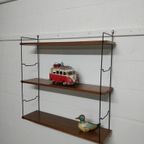 Vintage Midcentury Wandrekje | Boekenrekje Tomadostijl thumbnail 7