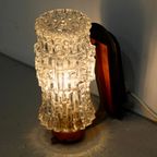 Vintage Wandlamp - Hout, Glas Jaren '50/'60 | 01266 thumbnail 2