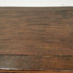 Grote Antieke Vintage Ladekast, Sidetable Muurtafel, Toonbank thumbnail 14