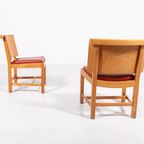 Set Of 4 Vintage Architectural Danish Chairs / Eetkamerstoelen thumbnail 7