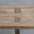 Geweldige Antieke Franse Halbank/ Bank Voor Aan De Eettafel Met Een Prachtig Patina thumbnail 9