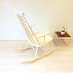 Vintage Retro Stoel Spijlenstoel Fauteuil Schommelstoel 60S thumbnail 3