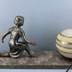 Art Deco Tafellamp, Bureaulamp, Sfeerverlichting, Duurzame Vintage Lamp thumbnail 10