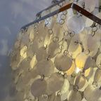 Vintage Xxxl Capiz Schelpen Lamp Hanglamp Opaline Parelmoer Vintage thumbnail 5