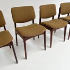Set Van 4 Massief Houten Deense Stoelen, 1970’s thumbnail 10
