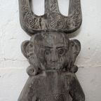 Indonesisch Paneel Met Houtsnijwerk thumbnail 5