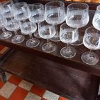 Mooi Glasservies, Met Subtiel Geslepen Motief. thumbnail 22