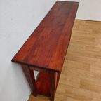 Antieke Vintage Landelijke Sidetable, Muurtafel, Bijzettafel thumbnail 15