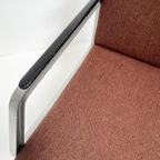 Zeldzame Fauteuil Met Voetenbank Toegeschreven Aan Gispen thumbnail 10