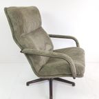 Artifort Draaifauteuil Groene Rib F171 | Geoffrey Harcourt thumbnail 4