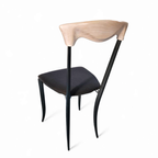 2 X Charme Dining Chair By Fasem Is A Slender, Yet Strong Masterpiece 1980s thumbnail 12
