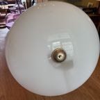 Mooie Grote Witglazen Plafondlamp Van Gispen thumbnail 4