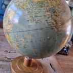 Staatkundige Vintage Globe/Wereldbol thumbnail 5