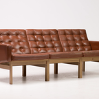 Ole Gjerlov Knudsen En Torben Lind For France & Son Vintage Three Seat Modular Sofa thumbnail 2