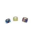 3 X Vintage - Lucite- Ring - 70S thumbnail 3