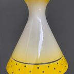 Yellow Glass Pendant Lamp 1950S thumbnail 2