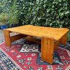 Vintage Grenen Salontafel Scandinavisch Design thumbnail 4