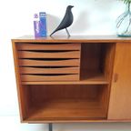 Vintage Deens Sideboard | Dressoir | Tv Meubel Teak thumbnail 12